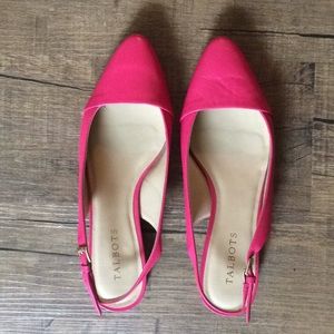 Talbots Pink Leather Flats